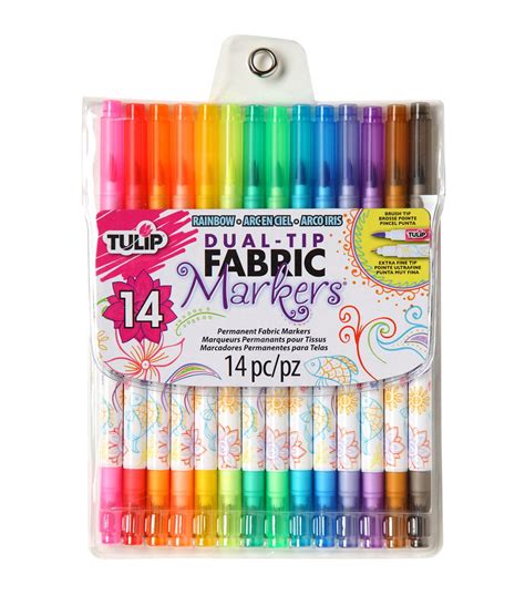 tulip dual tip fabric markers